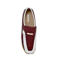 Thumbnail for British Walkers Harlem Men’s Ostrich Leather Slip Ons