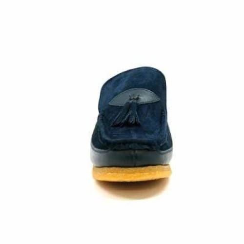 British Walkers King Men's Old School Navy Suede Slip On Shoes Shoes by British Walkers – Don't Panic Shoes