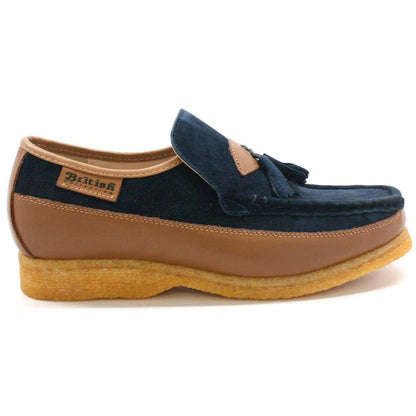 British Walkers King Men's Old School Suede And Leather Slip On Shoes Shoes by British Walkers – Don't Panic Shoes