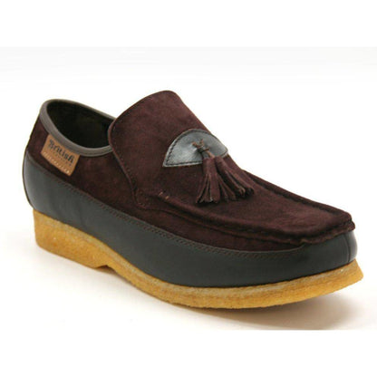 British Walkers King Men's Old School Suede And Leather Slip On Shoes Shoes by British Walkers – Don't Panic Shoes
