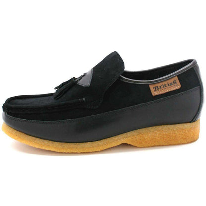 British Walkers King Men's Old School Suede And Leather Slip On Shoes Shoes by British Walkers – Don't Panic Shoes
