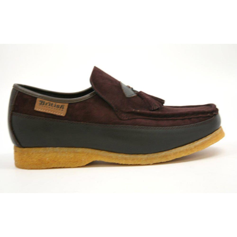 British Walkers King Men’s Old School Suede And Leather Slip