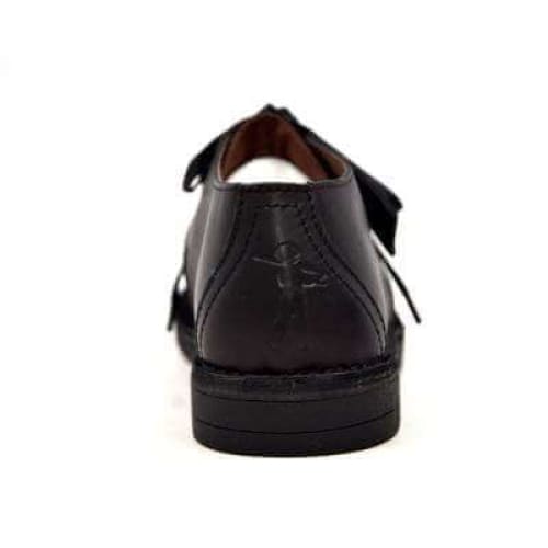 BritiSh Walkers Kingston Men’s Black Split - Toe Leather & Suede Shoes – Handcrafted Urban Classic With Timeless Sophisticated Elegance Shoes by British Walkers – Don't Panic Shoes
