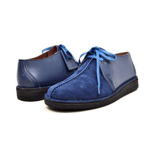 BritiSh Walkers Kingston Men’s Blue Leather & Suede Split - Toe Shoes – HAndcrafted Statement Of Modern Elegance and Heritage Craft Shoes by British Walkers – Don't Panic Shoes