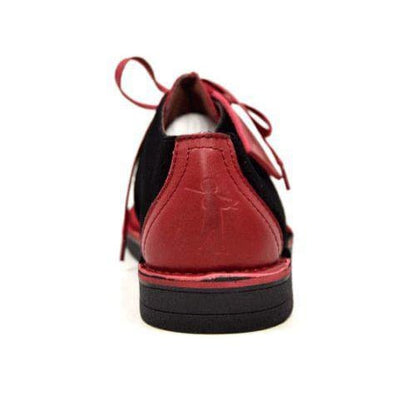 BritiSh Walkers Kingston Men’s Burgundy & Black Split - Toe Leather & Suede Shoes – Handcrafted Dual - Tone Masterpiece With Timeless British Sophistication Shoes by British Walkers – Don't Panic Shoes