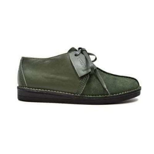 BritiSh Walkers Kingston Men’s Green Split - Toe Leather & Suede Shoes – Handcrafted Vintage Luxury With Modern Artisanal Sophistication Shoes by British Walkers – Don't Panic Shoes