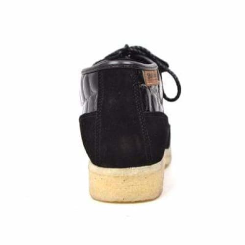 BritiSh Walkers Knicks Croc Men’s Black Crocodile Leather & Suede Chukka Boots – HAndcrafted Statement Of Exotic Power and Timeless Urban Luxury Shoes by British Walkers – Don't Panic Shoes