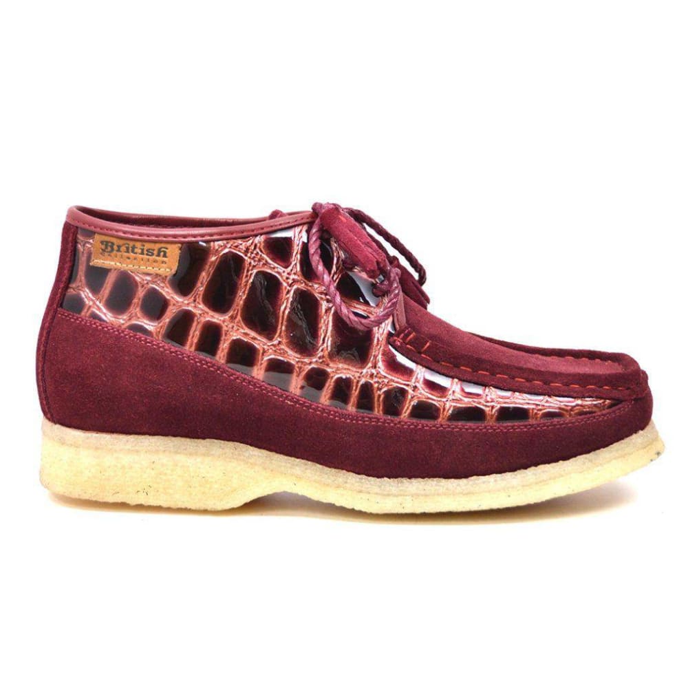 British Walkers Knicks Croc Men’s Leather And Suede Ankle