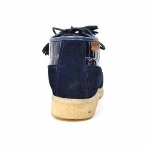 BritiSh Walkers Knicks Croc Men’s Navy Blue Crocodile Leather & Suede Chukka Boots – Handcrafted Exotic Luxury With Modern Urban Edge Shoes by British Walkers – Don't Panic Shoes