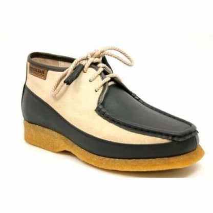 British Walkers Knicks Men's Brown Suede And Beige Leather Shoes by British Walkers – Don't Panic Shoes