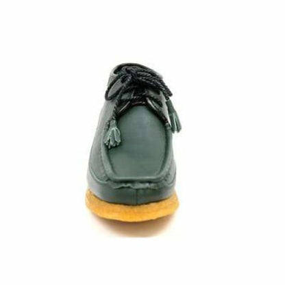 British Walkers Knicks Men's Green Leather Mid Top Chukka Boots Shoes by British Walkers – Don't Panic Shoes