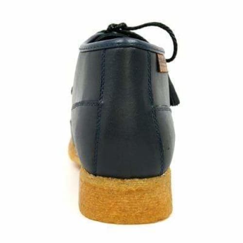 British Walkers Knicks Men's Navy Blue Leather Shoes by British Walkers – Don't Panic Shoes