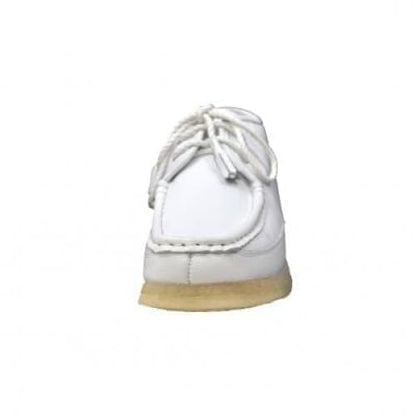 British Walkers Knicks Men's White Leather Lace Up Shoes by British Walkers – Don't Panic Shoes