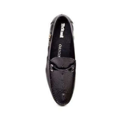 British Walkers Leon Men's Black Leather Loafers Shoes by British Walkers – Don't Panic Shoes