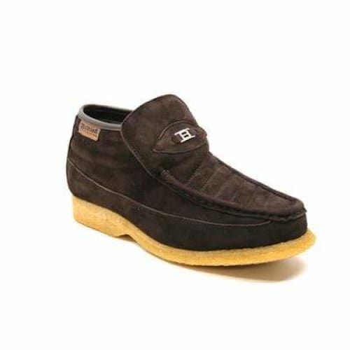 British Walkers Liberty Men's Brown Suede Slip On Ankle Boots