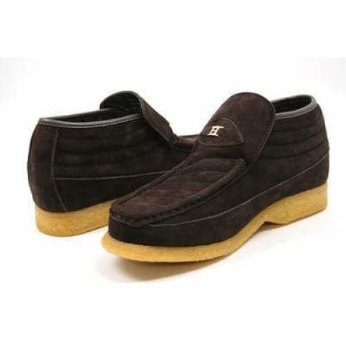 British Walkers Liberty Men's Brown Suede Slip On Ankle Boots