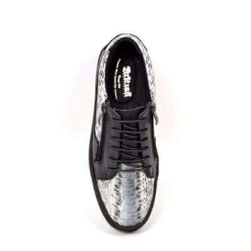 British Walkers Low Cut Men's Snake Skin Leather Shoes by British Walkers – Don't Panic Shoes