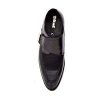 Thumbnail for British Walkers Master Men’s Black Leather Velcro Loafers