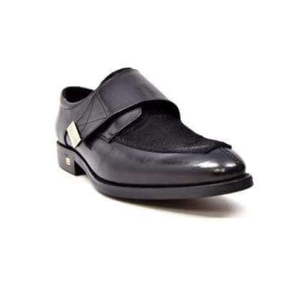 British Walkers Master Men's Black Leather Velcro Loafers Shoes by British Walkers – Don't Panic Shoes