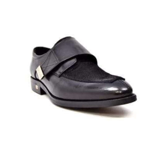 British Walkers Master Men's Black Leather Velcro Loafers Shoes by British Walkers – Don't Panic Shoes