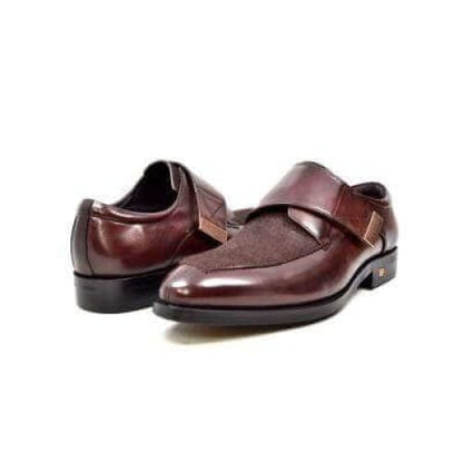 British Walkers Master Men's Brown Leather Velcro Loafers Shoes by British Walkers – Don't Panic Shoes
