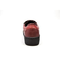 Thumbnail for British Walkers Men’s Red Snake Skin Leather w Linear Design