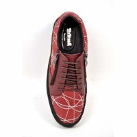 Thumbnail for British Walkers Men’s Red Snake Skin Leather w Linear Design