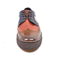 Thumbnail for British Walkers Men’s Three Tone Low Cut Olive Burgundy Navy