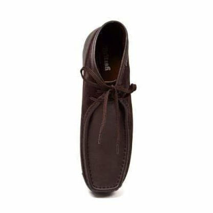 BritiSh Walkers New Castle – Brown Leather & Suede Men’s Chukka Boot | Classic Two - Tone Craft With Modern Refined Appeal Shoes by British Walkers – Don't Panic Shoes