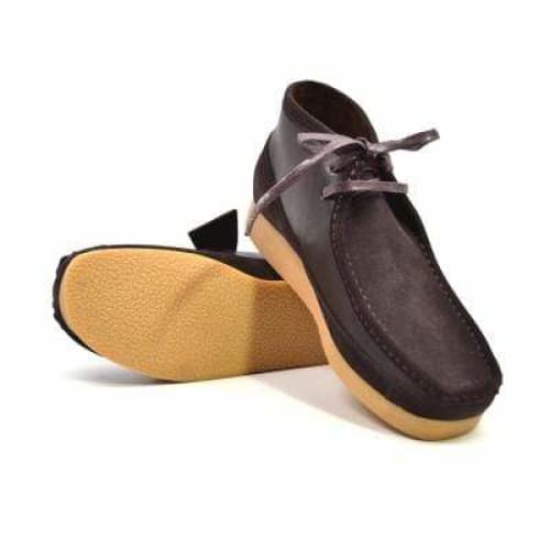 BritiSh Walkers New Castle – Brown Suede & Leather Men’s Chukka Boot | Heritage Craft With Everyday Luxe Comfort Shoes by British Walkers – Don't Panic Shoes