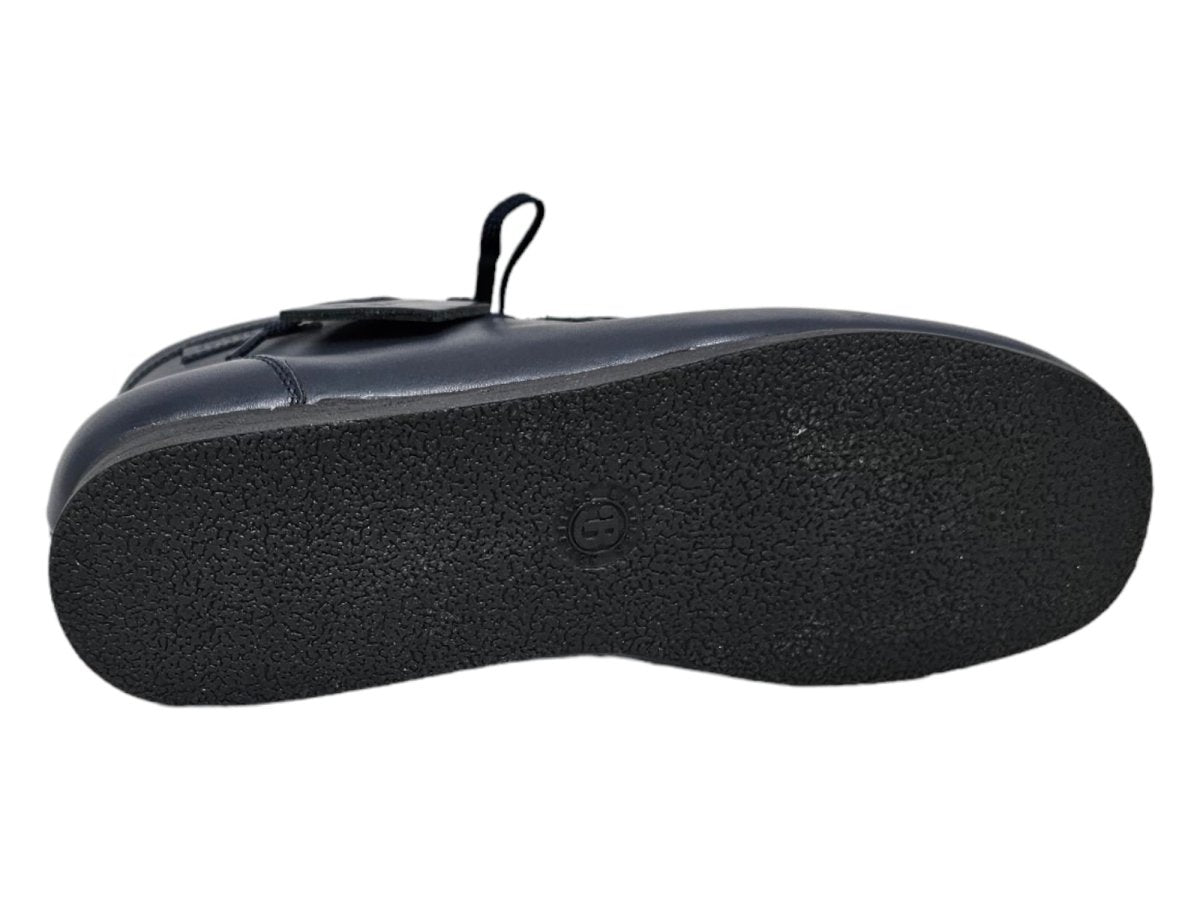 BritiSh Walkers New Castle – Dark Navy Blue Leather Men’s Chukka Boot | Deep - Tone Craft With Modern Luxe Comfort Three Quarters by British Walkers – Don't Panic Shoes