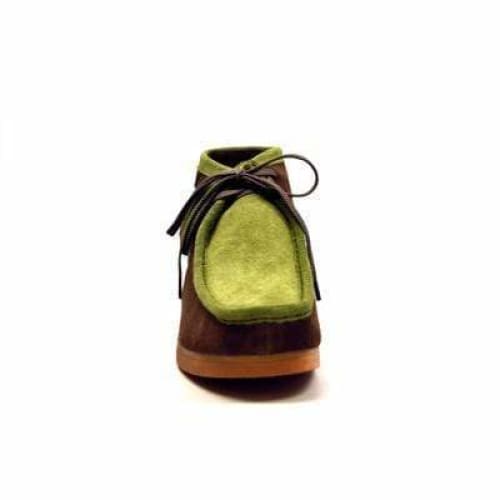 BritiSh Walkers New Castle – Forest Green & Olive Suede Men’s Chukka Boot | Earth - Tone Two - Tone Craft With Timeless Natural Style Shoes by British Walkers – Don't Panic Shoes