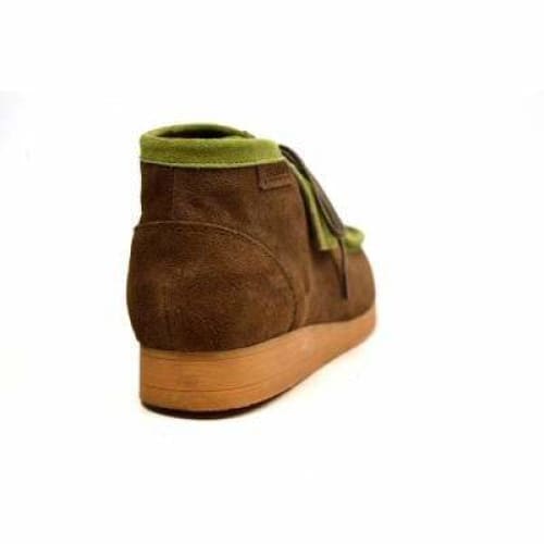 BritiSh Walkers New Castle – Forest Green & Olive Suede Men’s Chukka Boot | Earth - Tone Two - Tone Craft With Timeless Natural Style Shoes by British Walkers – Don't Panic Shoes