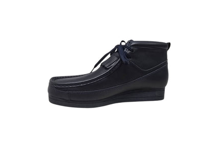 BritiSh Walkers New Castle – French Lambskin Men’s Moc - Toe Ankle Boot | Premium Heritage Craft With Soft Luxe Comfort Three Quarters by British Walkers – Don't Panic Shoes