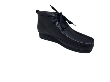 BritiSh Walkers New Castle – French Lambskin Men’s Moc - Toe Ankle Boot | Premium Heritage Craft With Soft Luxe Comfort Three Quarters by British Walkers – Don't Panic Shoes