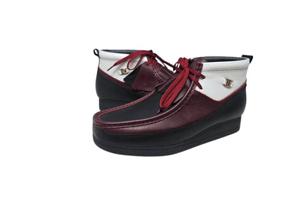 BritiSh Walkers New Castle – French Lambskin Men’s Moc - Toe Ankle Boot | Premium Heritage Craft With Soft Luxe Comfort Three Quarters by British Walkers – Don't Panic Shoes