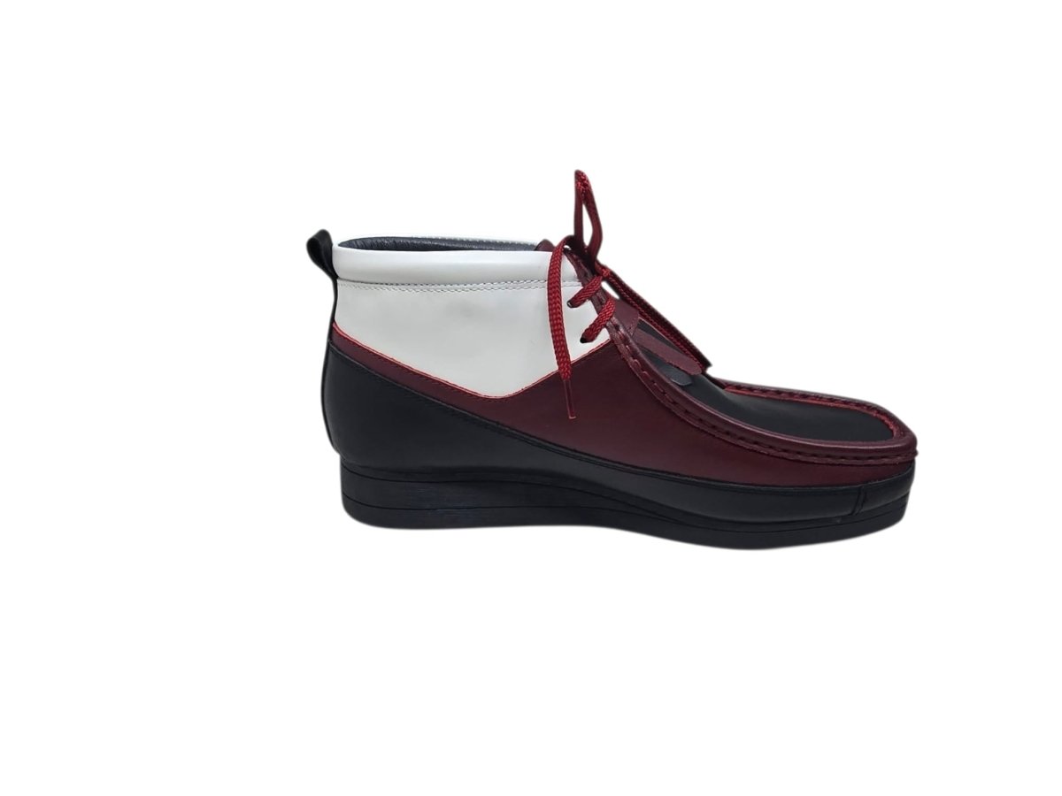 BritiSh Walkers New Castle – French Lambskin Men’s Moc - Toe Ankle Boot | Premium Heritage Craft With Soft Luxe Comfort Three Quarters by British Walkers – Don't Panic Shoes