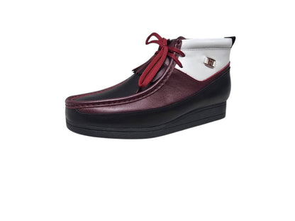 BritiSh Walkers New Castle – French Lambskin Men’s Moc - Toe Ankle Boot | Premium Heritage Craft With Soft Luxe Comfort Three Quarters by British Walkers – Don't Panic Shoes