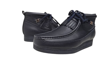 BritiSh Walkers New Castle – French Lambskin Men’s Moc - Toe Ankle Boot | Premium Heritage Craft With Soft Luxe Comfort Three Quarters by British Walkers – Don't Panic Shoes