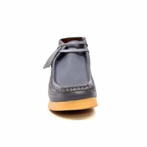 BritiSh Walkers New Castle – Gray Leather & Suede Men’s Chukka Boot | Modern Two - Tone Craft With Refined Urban Style Shoes by British Walkers – Don't Panic Shoes