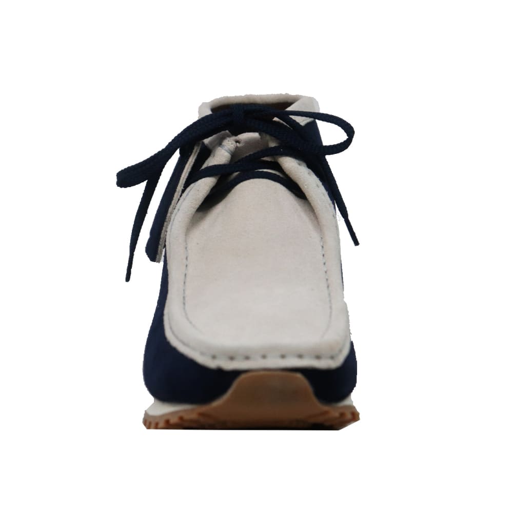 BritiSh Walkers New Castle Gt – Navy & Beige Suede Men’s Chukka Boot | Timeless Two - Tone Craft With Premium Gt Style Shoes by British Walkers – Don't Panic Shoes