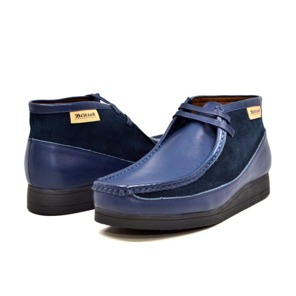 BritiSh Walkers New Castle – Men’s Leather–Suede Chukka Boot | Artisan Blend With Refined British Heritage Shoes by British Walkers – Don't Panic Shoes