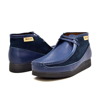 BritiSh Walkers New Castle – Men’s Leather–Suede Chukka Boot | Artisan Blend With Refined British Heritage Shoes by British Walkers – Don't Panic Shoes