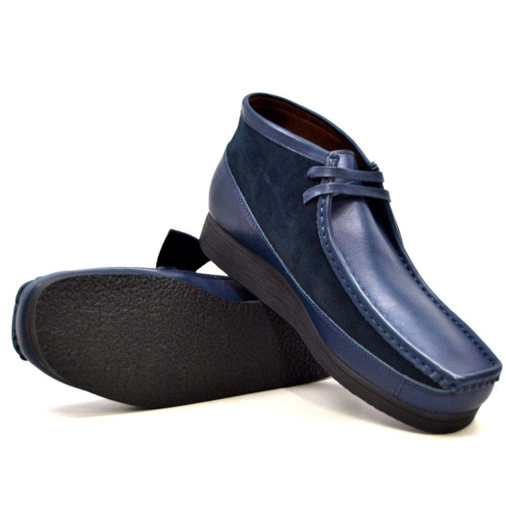 BritiSh Walkers New Castle – Men’s Leather–Suede Chukka Boot | Artisan Blend With Refined British Heritage Shoes by British Walkers – Don't Panic Shoes