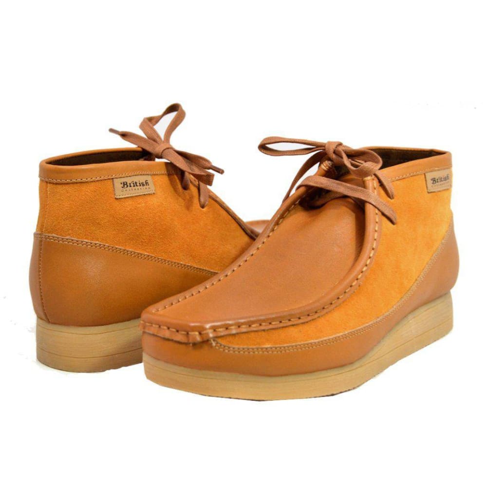 BritiSh Walkers New Castle – Men’s Leather–Suede Chukka Boot | Artisan Blend With Refined British Heritage Shoes by British Walkers – Don't Panic Shoes