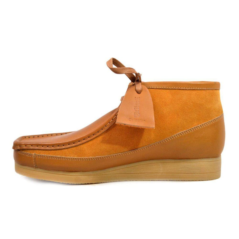 BritiSh Walkers New Castle – Men’s Leather–Suede Chukka Boot | Artisan Blend With Refined British Heritage Shoes by British Walkers – Don't Panic Shoes