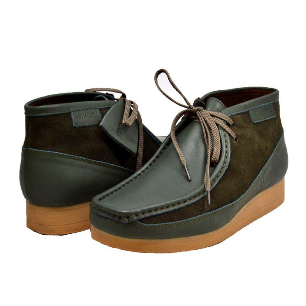 BritiSh Walkers New Castle – Men’s Leather–Suede Chukka Boot | Artisan Blend With Refined British Heritage Shoes by British Walkers – Don't Panic Shoes