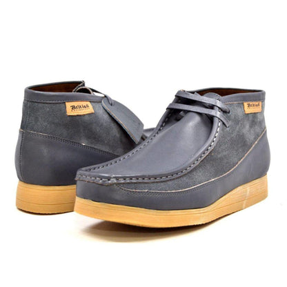 BritiSh Walkers New Castle – Men’s Leather–Suede Chukka Boot | Artisan Blend With Refined British Heritage Shoes by British Walkers – Don't Panic Shoes
