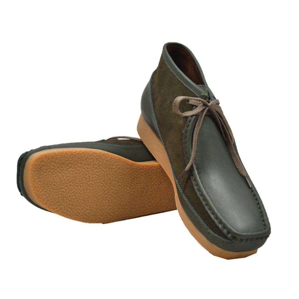 BritiSh Walkers New Castle – Men’s Leather–Suede Chukka Boot | Artisan Blend With Refined British Heritage Shoes by British Walkers – Don't Panic Shoes