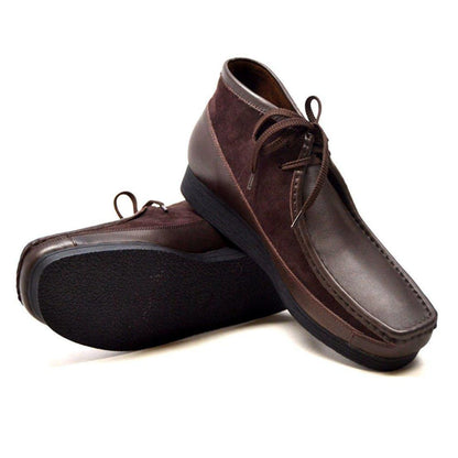 BritiSh Walkers New Castle – Men’s Leather–Suede Chukka Boot | Artisan Blend With Refined British Heritage Shoes by British Walkers – Don't Panic Shoes